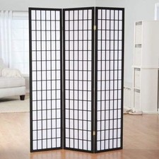 3 Panels Wood Shoji Room
