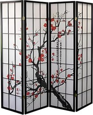4-Panel Blossom Screen -