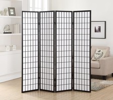 4 Panel Oriental Shoji Screen